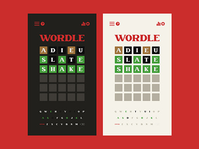 Vintage Wordle app phone ui uiux ux world