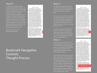 Bookmark Interaction: Thought Process books concept design figma interaction design ios mockup reading app ui ux