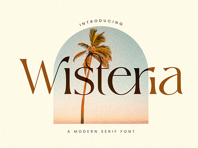 Wisteria || ligature serif font branding display serif font font ligature font logo font logo type