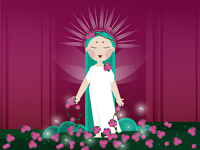 Queen's Rose character characterdesign illustration rose vector vectorillustration