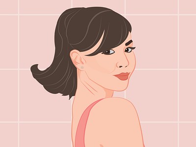 janella s. flat illustration vector