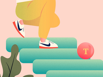 shoes design flat illustration vector