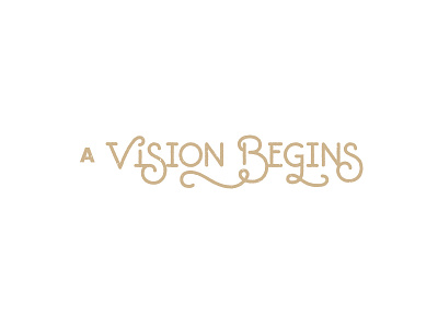 Vision custom type hand lettered hand lettering type typography