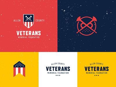 Veterans Branding II america badge branding crest identity logo mark memorial veterans vets