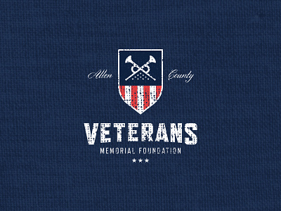 Veterans Logo america american badge branding crest identity logo type veterans