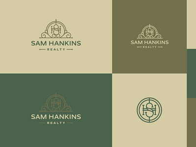 Sam Hankins Realty branding favicon identity logo monogram palette real estate realty