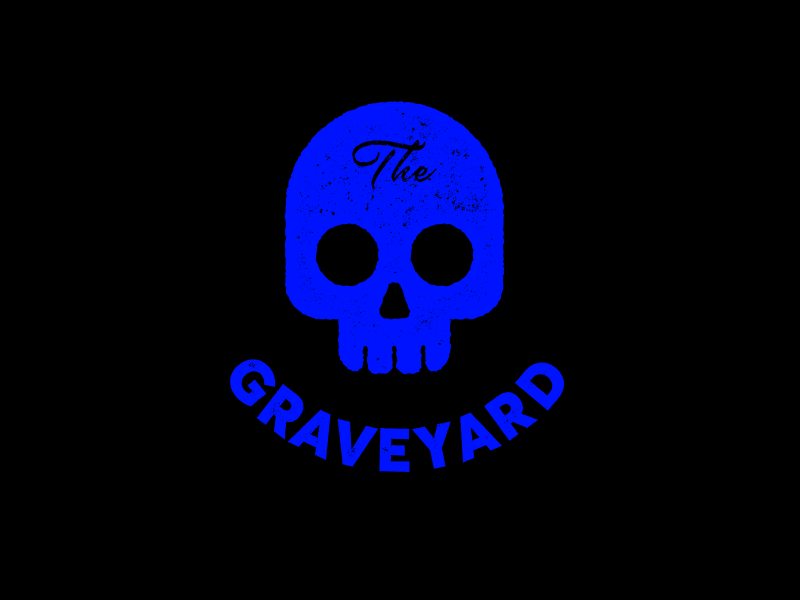 The Graveyard epilepsy gif graveyard logo skull