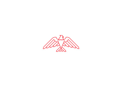 Eagle II america branding eagle freedom icon illustration logo monoline