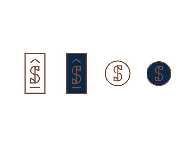 Ss branding geometric identity logo monogram real estate