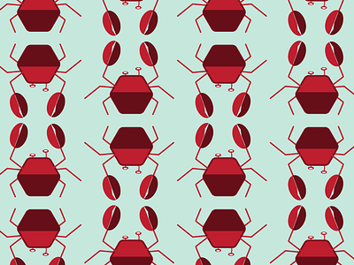 Crab Pattern graphic design illustration pattern