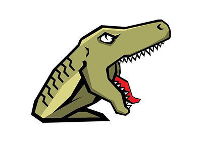 Raptor Mascot Illustration graphic design identity illustrator logo vector