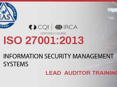 ISO 27001:2013 Lead Aditor Training In Singapore By Ias Singapore On ...