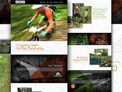 906 Adventure Team Revamp Concept full width mountain biking multiply overlay responsive web