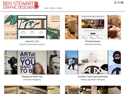 Portfolio Revamp 2015 portfolio theme development web design wordpress