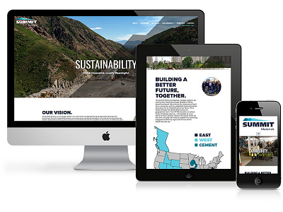 Summit Sustainability Website javascript jquery parallax responsive web