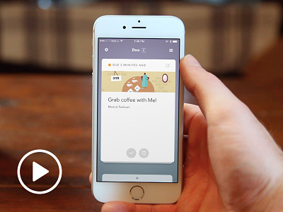 iOS App Intro Video [30 seconds] alerts app doo ios marketing mobile productivity reminders to-do todo video