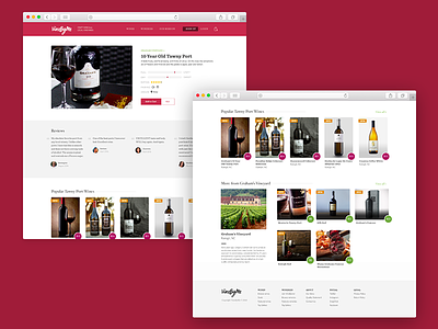 Vine By Me - Product Page e commerce product product page product shots ui design visual design web design