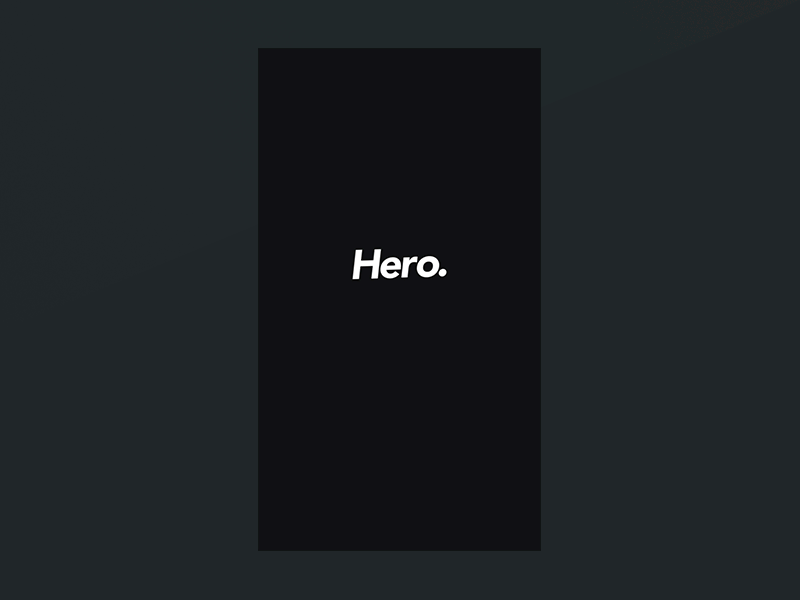 Hero hero