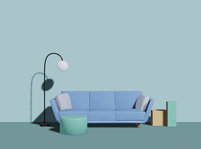 3D Sofa Design 3d icon branding chair dashboard design illustration interior design logo room sofa vector