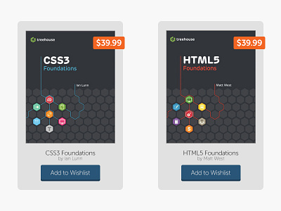 Book Mock-Up - Add to Wishlist add to cart book css3 html5 mock up playoffs rebound treehouse
