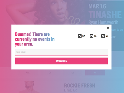 Trillectro Subscribe Prompt checkbox email gradient modal subscribe trillectro