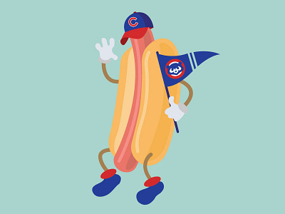 Wrigleyville Chicago dog baseball chicago chicago dog cubs hotdog wrigleyville