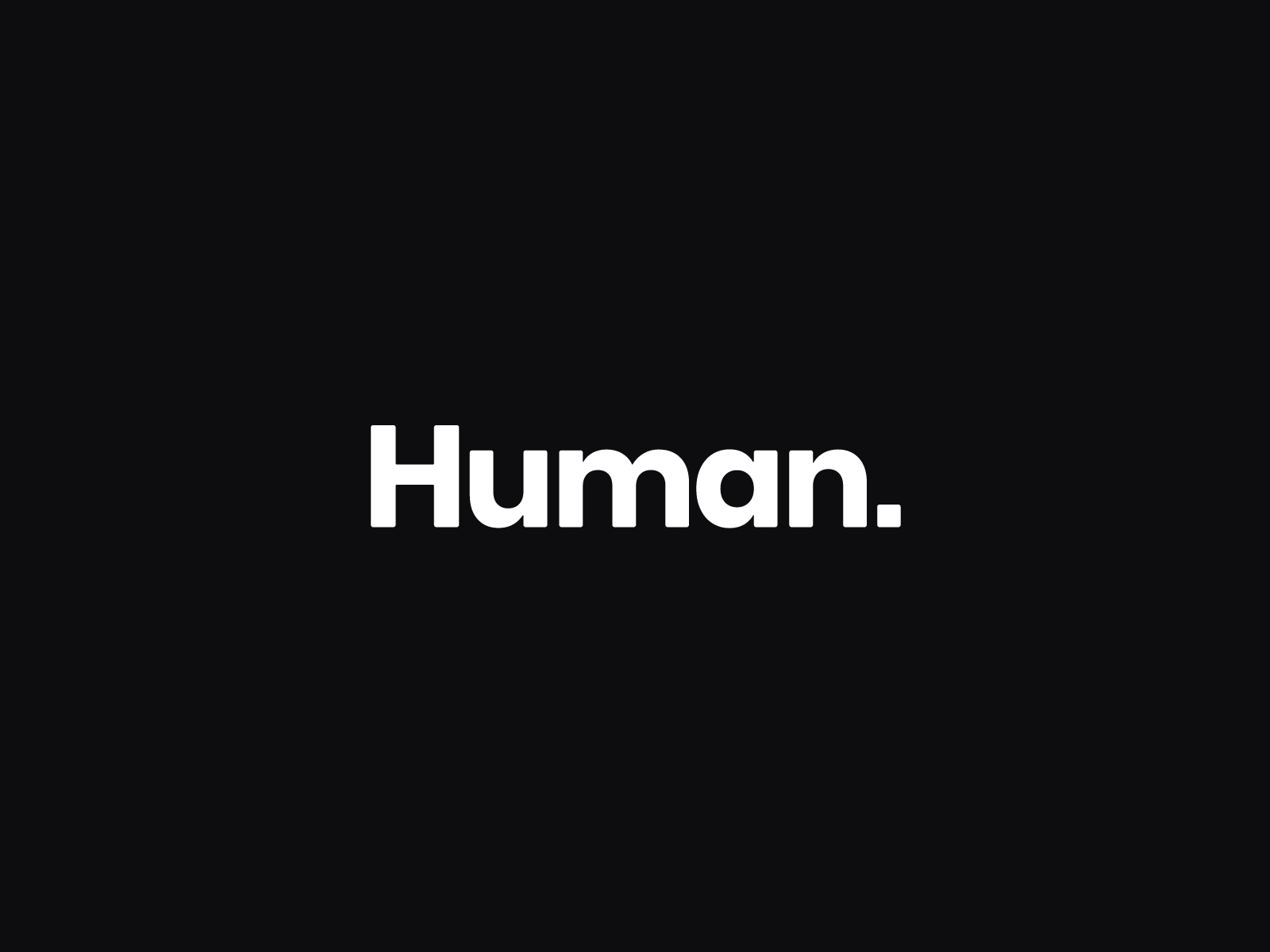 Human. by Ariel Sinha on Dribbble