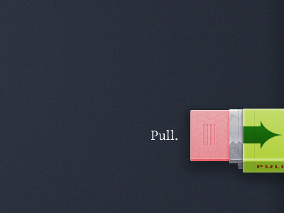 Pull. pull slider swipe swipe to unlock to unlock