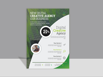 New Digital Creative Agency Our Business agency flyer agent blue blue flyer business clean clean design corporate creative editable flyer template marketing meetup flyer minimalist flyer multipurpose flyer natural flyer poster template promotion flyer