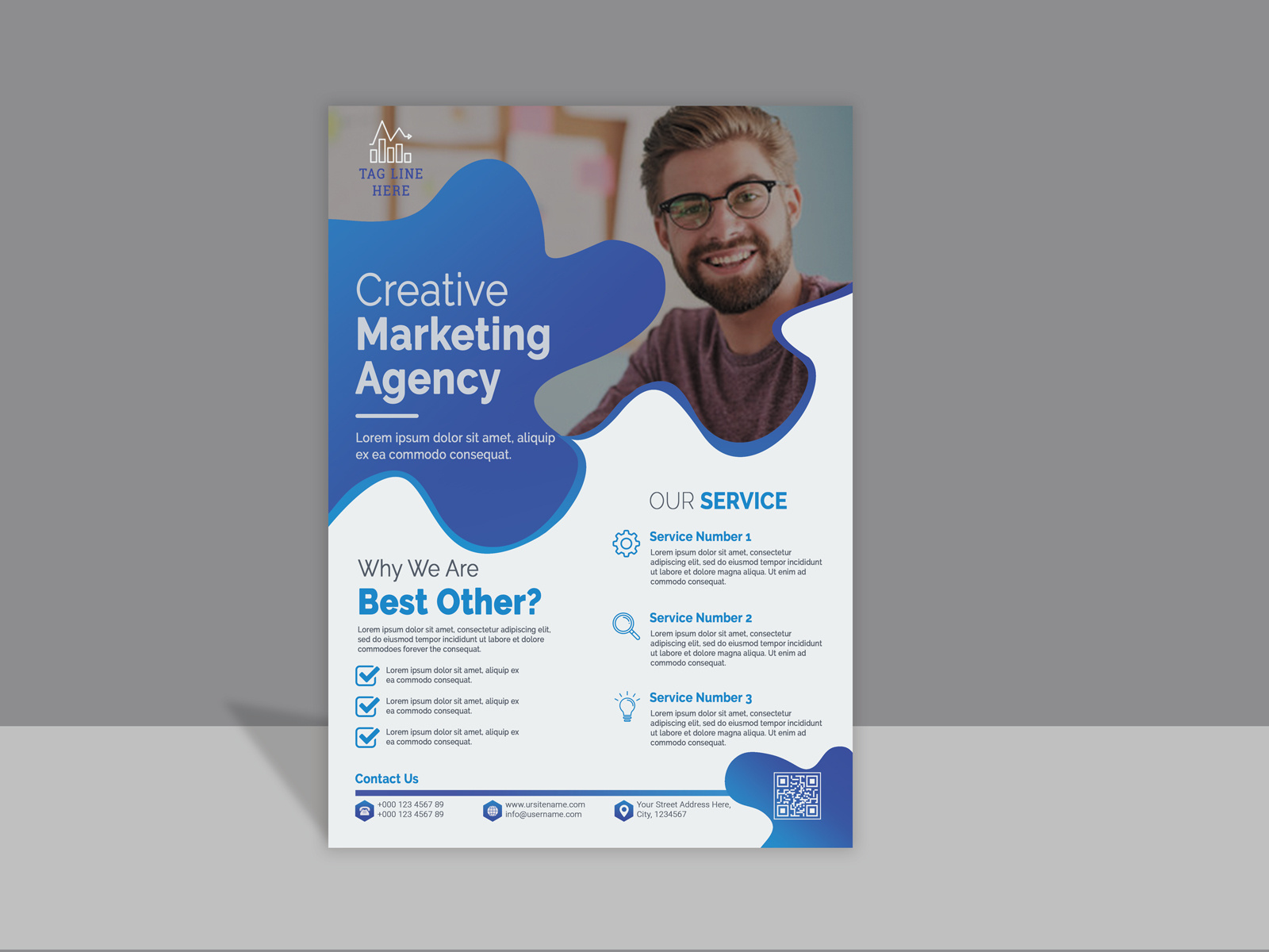 Corporate Flyer Template Design By Md Hafizul Haque On Dribbble