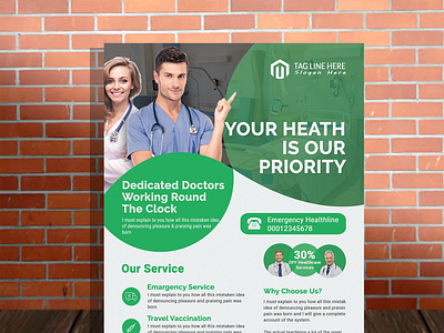 Medical Flyer Examples Designs Themes Templates And Downloadable Graphic Elements On Dribbble