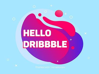 First Dribbble Shot debut debut shot design graphic ui vector