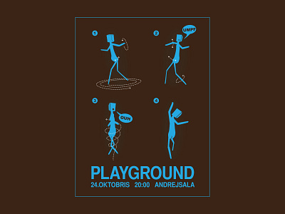 Playground festival flyer