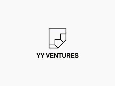 YY ventures logo branding design logo logotype vector