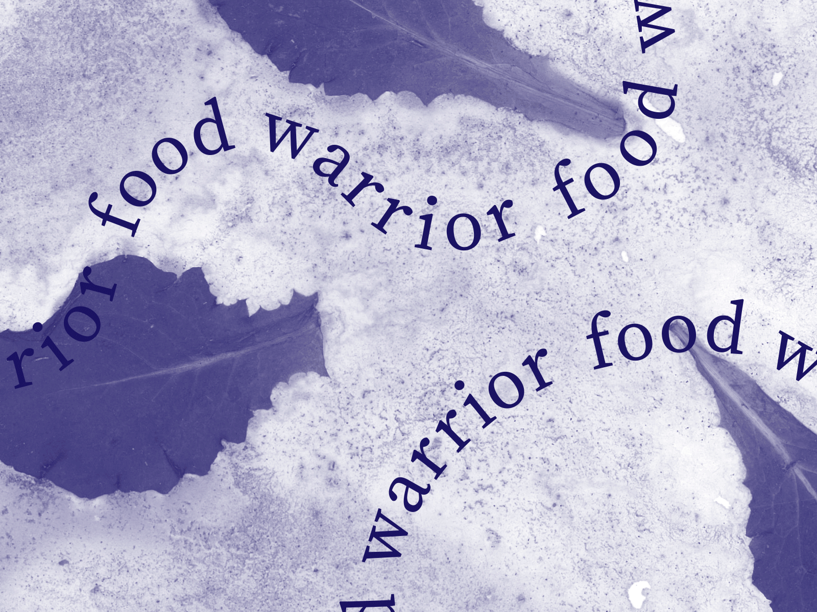 Food Warrior branding