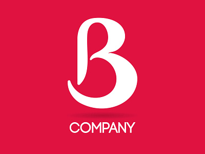 Elegant letter B design for logotypes and branding