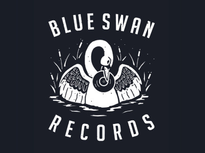 Blue Swan Records bird music records swan