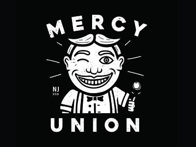 Mercy Union - Charming Tillie asbury park band merch coin illustration mercy union new jersey nj tillie