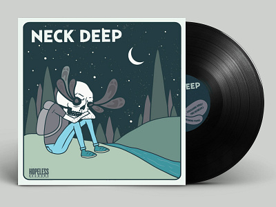 Neck Deep / Knuckle Puck Split - Neck Deep side