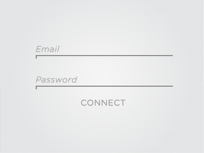 Connect - Form animation connect form field gif login ui