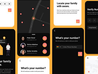 Location Tracker bored location tracker mobile ui ux