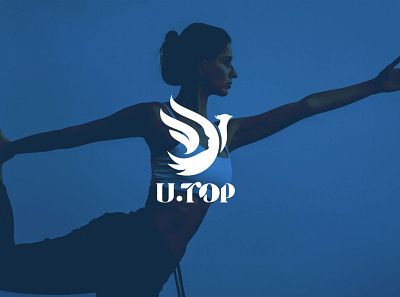 U.TOP logo design branding design graphic design logo vector