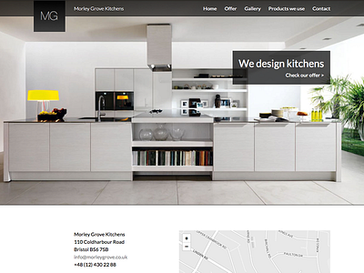 MG blackwhite design elegant kitchens