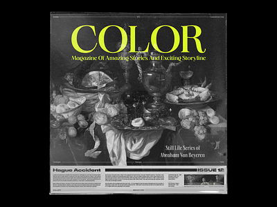 Poster | Color Magazine branding cover art cover design design illustration poster poster design print typography typography design