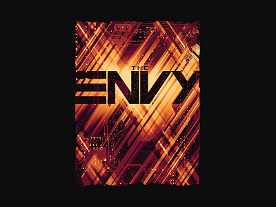 The Envy Shirt Design computer parts diagonal lines t shirt the envy