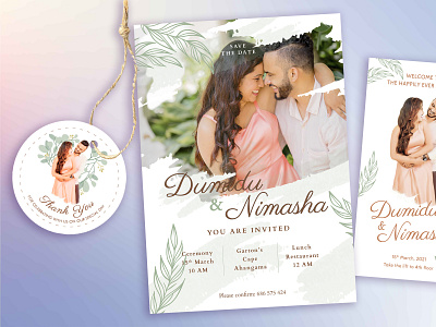 Printable Design Collection for a Wedding