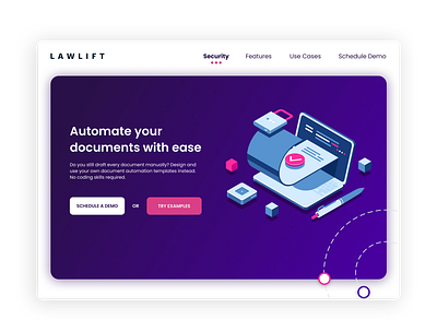 Lawlift Website UI Concept design ui uiux website website design