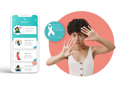 White Ribbon UA Mobile App Design app app uiux domestic violence hidden app mobile app design mobile app ui prevention app stealth app ui ui design uiux ux design victims white ribbon ua