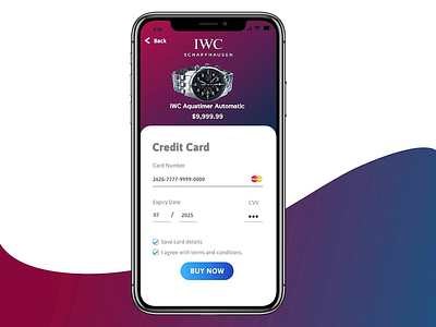 Mobile UI Credit Card Checkout checkout creditcard dailyui ui