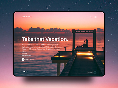 Travel agency interface. dailyui travel ui ux webdesign